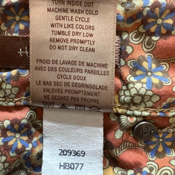 Paige H.H. Boot Cut Dark Blue Mid Rise Stretch Denim Jeans Size 26 - Picture 5 of 9